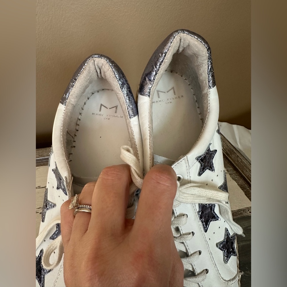 Marc Fisher Women’s Marcia Star Espadrille Sneaker - Size 10. - Picture 5 of 6